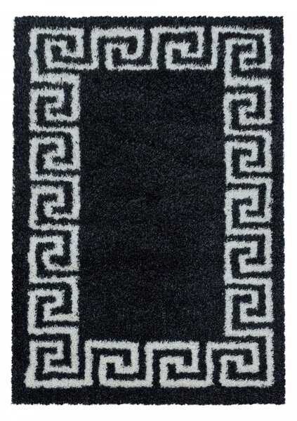 Ayyildiz koberce AKCIA: 280x370 cm Kusový koberec Hera Shaggy 3301 antracit - 280x370 cm