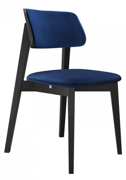 Mirjan24 Čalúnená jedálenská stolička KT63/C, Dostupné poťahy: Magic Velvet 2217, Farby: czarny 5903211313349