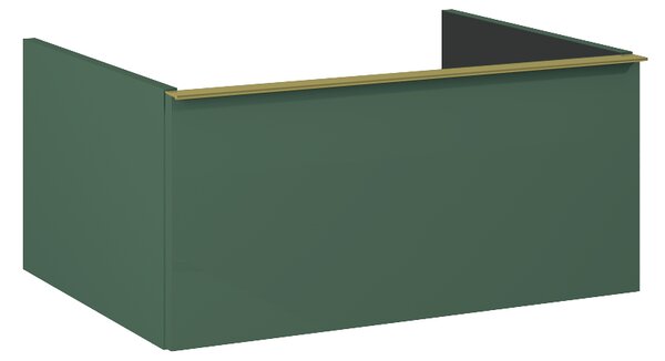 Elita Look, skrinka pre umývadlo na pultovú dosku 60x45x28 cm 1S PDW, zelená matná, ELT-168108
