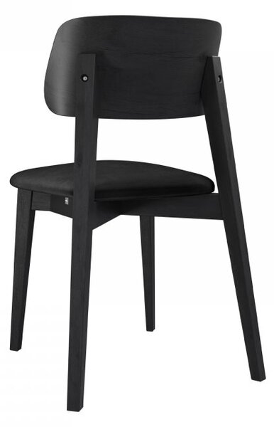 Mirjan24 Čalúnená jedálenská stolička KT63/C, Dostupné poťahy: Magic Velvet 2217, Farby: czarny 5903211313349
