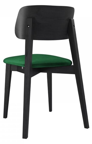 Mirjan24 Čalúnená jedálenská stolička KT63/C, Dostupné poťahy: Magic Velvet 2217, Farby: czarny 5903211313349