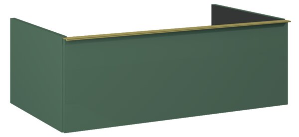Elita Look, závesná skrinka pre umývadlo na dosku 80x45x28 cm 1S PDW, zelená matná, ELT-168565
