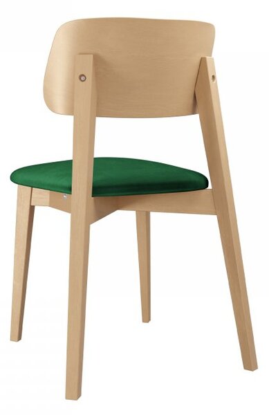 Mirjan24 Čalúnená jedálenská stolička KT63/C, Dostupné poťahy: Magic Velvet 2225, Farby: buk 5903211313424