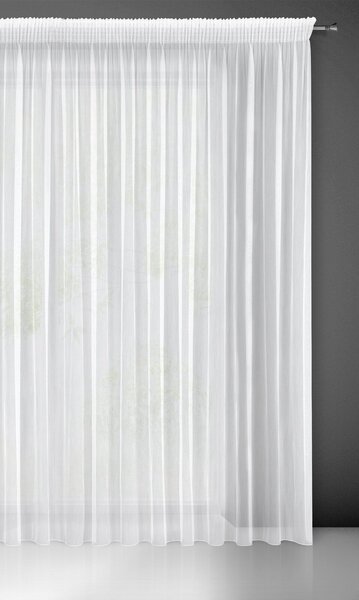 ZÁCLONA NA PÁSKE NICEA 350X270 CM BIELA