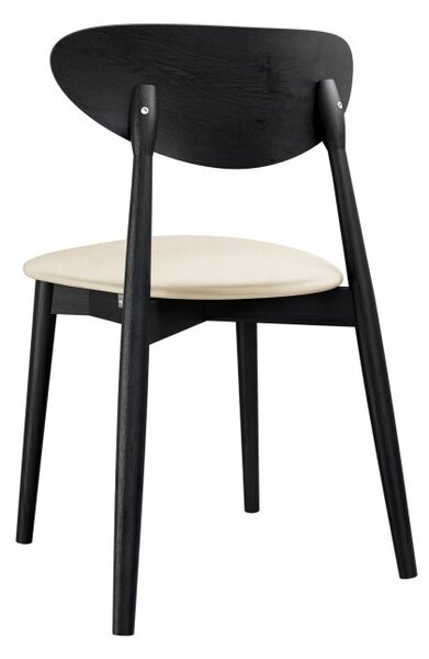 Mirjan24 Čalúnená jedálenská stolička KT65/C, Dostupné poťahy: Magic Velvet 2216, Farby: buk 5903211313639