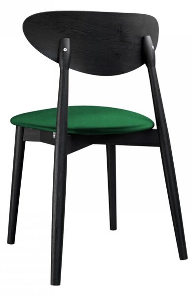 Mirjan24 Čalúnená jedálenská stolička KT65/C, Dostupné poťahy: Magic Velvet 2216, Farby: buk 5903211313639
