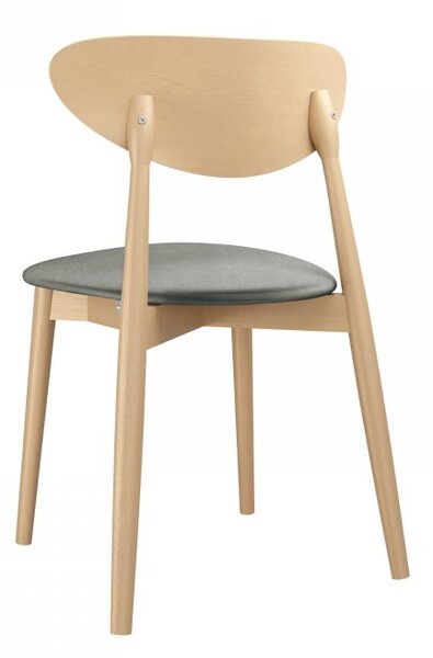 Mirjan24 Čalúnená jedálenská stolička KT65/C, Dostupné poťahy: Magic Velvet 2217, Farby: buk 5903211313646