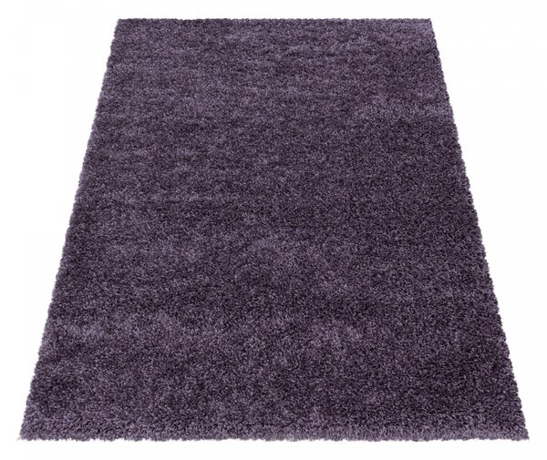 Ayyildiz , AKCIA: 60x110 cm Kusový koberec Sydney Shaggy 3000 violett, fialová, obývacia izba