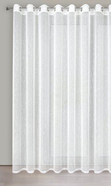 ZÁCLONA NA KRÚŽKOCH KELLY 300 CM X 250 CM BIELA