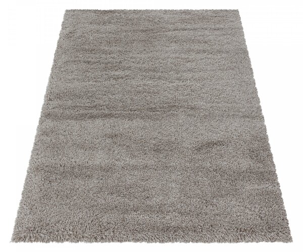 Ayyildiz, Kusový koberec Fluffy Shaggy 3500 beige, 60x110, béžová, obývacia izba