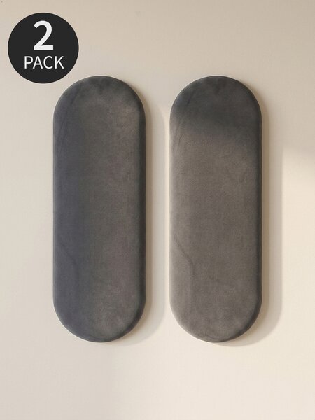 Sinsay - Čalúnené nástenné panely 2 pack - tmavosivá