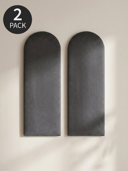 Sinsay - Čalúnené nástenné panely 2 pack - tmavosivá
