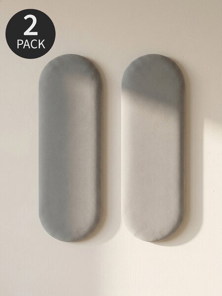 Sinsay - Čalúnené nástenné panely 2 pack - svetlošedá