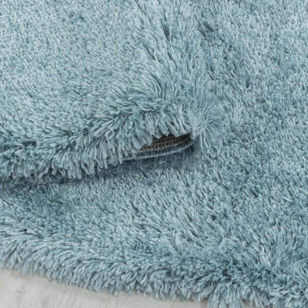 Ayyildiz , Kusový koberec Fluffy Shaggy 3500 blue, 60x110, modrá, obývacia izba