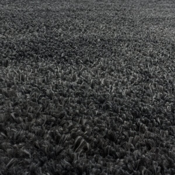 Ayyildiz , Kusový koberec Fluffy Shaggy 3500 grey, 60x110, šedá, obývacia izba