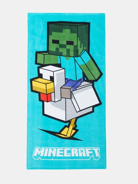 Sinsay - Detská bavlnená osuška Minecraft - viacfarebná