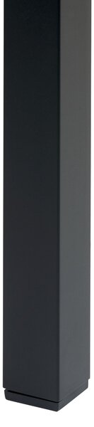 Záhradná jedálenská súprava svetlé drevo a čierna vonkajší stôl stoličky pre 6 osôb plastové drevo hliníkový rám moderný dizajn