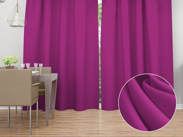 Biante Dekoračný záves Rongo RG-092 Purpurový 140x140 cm