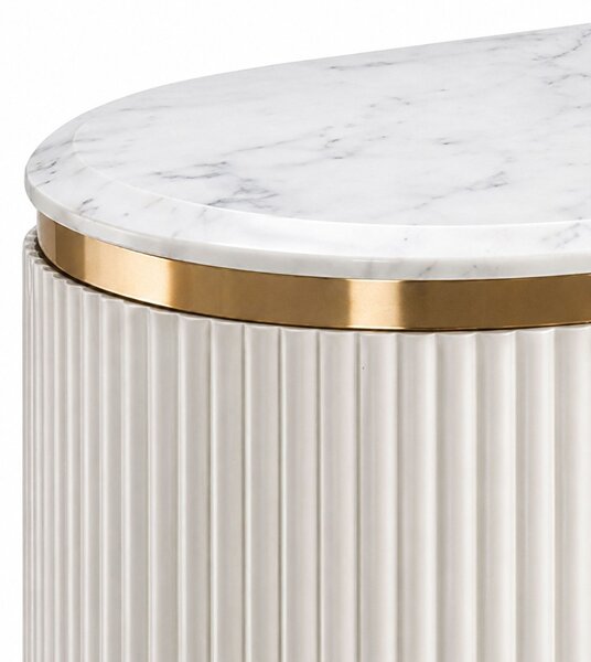 TV STOLÍK CASTELLO ECRU + MRAMOR 200 cm