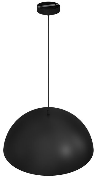 Závesné svietidlo Beta, 1x zlaté/čierne kovové tienidlo, (fi 45cm), b