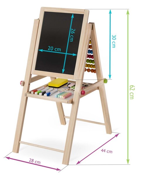 Skladacia magnetická tabuľa Ricokids