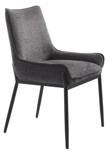 Tmavosivá jedálenská stolička Calgary – Unique Furniture