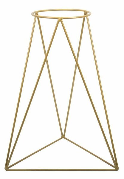 STOJAN NA KVETINÁČ TRIANGLE 60X50X24 CM ZLATÁ