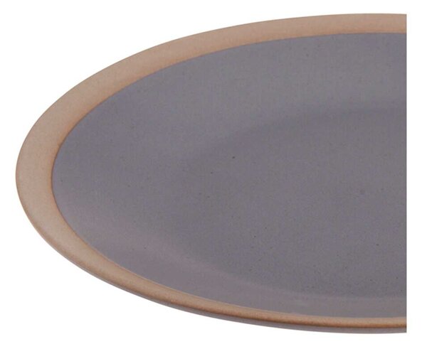Kameninový dezertný tanier Clay, (fi) 18 cm, hnedý