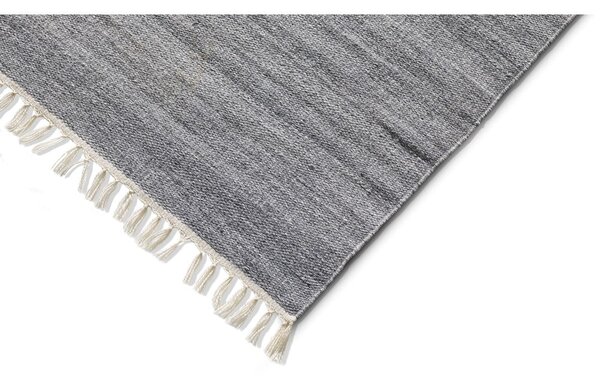 Tmavosivý vonkajší koberec z recyklovaného plastu Universal Liso, 160 x 230 cm