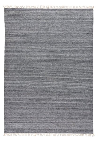Tmavosivý vonkajší koberec z recyklovaného plastu Universal Liso, 160 x 230 cm
