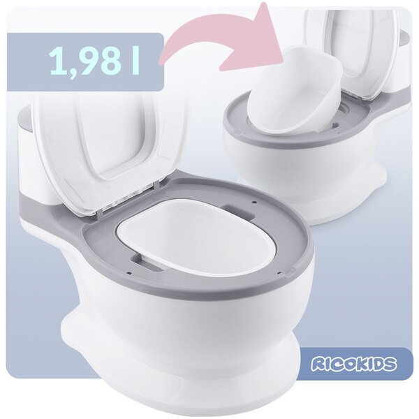 Ricokids Hudobný interaktívny nočník – cestovná toaleta pre deti RK-290