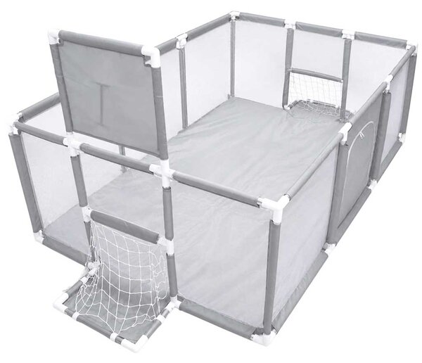 KIK Detská ohrádka s basketbalovým košom a futbalovou bránkou 120x180 cm