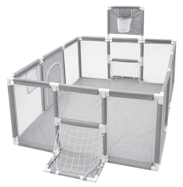KIK Detská ohrádka s basketbalovým košom a futbalovou bránkou 120x180 cm