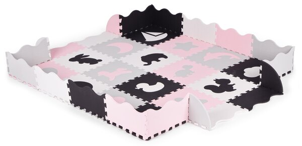 Penová podložka s plotom puzzle suchý bazén 36 kusov ECOTOYS