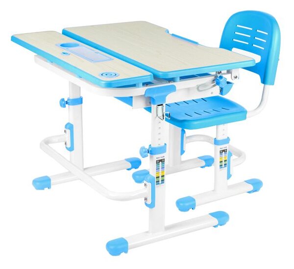 FD Rastúci detský písací stôl so stoličkou Laventa Farba: Modrá