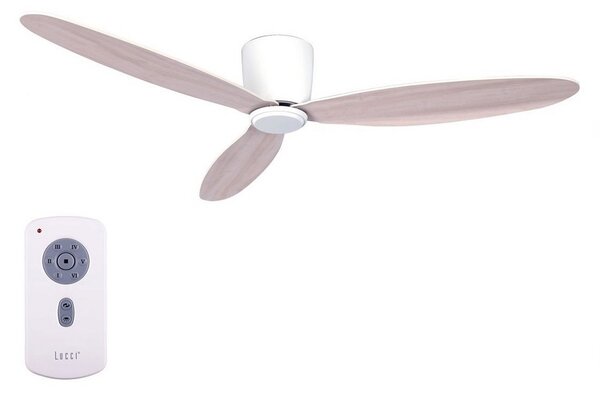 Lucci air Lucci air 210518 - Stropný ventilátor AIRFUSION RADAR biela/drevo + DO FAN00130 + záruka 3 roky zadarmo
