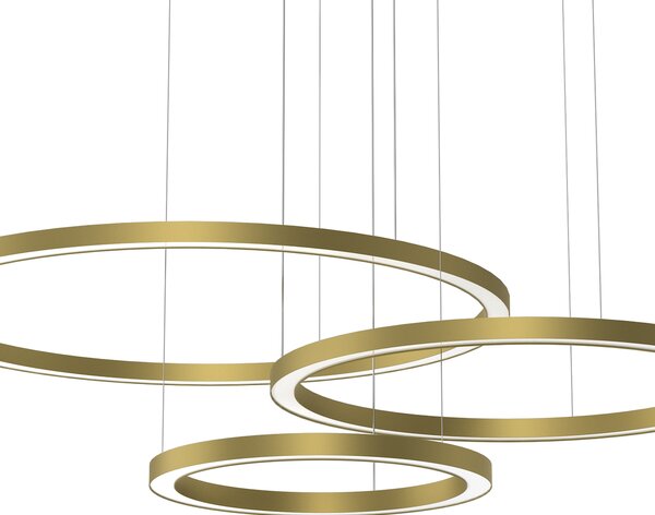 Závesné LED svietidlo Galaxia, 3x LED 85w, 3500k, g