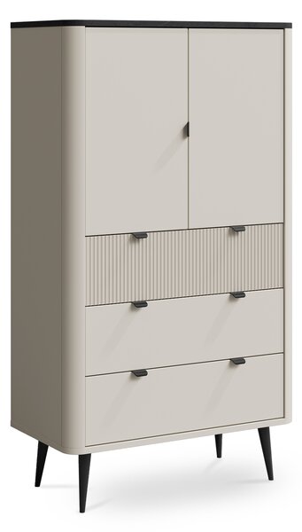 Vysoká komoda Marly - kašmír / antracit