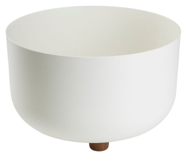 PLASTOVÝ KVETINÁČ TERRA 27X17 CM BIELA