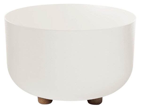 PLASTOVÝ KVETINÁČ TERRA 27X17 CM BIELA