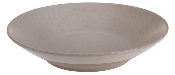 Kameninový hlboký tanier Clay, (fi) 21 cm, béžový