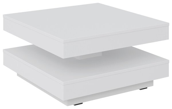 KONFERENČNÝ STOLÍK, biela, kompozitné drevo, 70/70/34 cm Xora - Stolíky do obývačky, Online Only