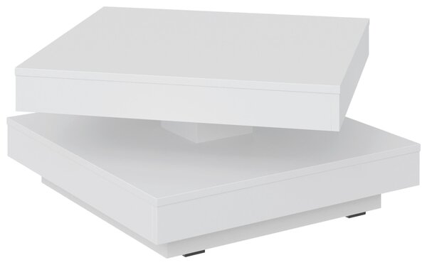 KONFERENČNÝ STOLÍK, biela, kompozitné drevo, 70/70/34 cm Xora - Stolíky do obývačky, Online Only