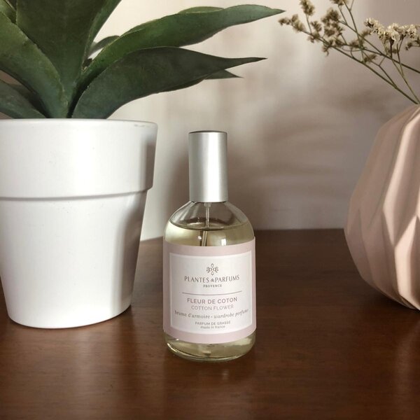 Plantes et Parfums de Provence Fleur de Coton Parfumovaný sprej na vankúš, 50 ml