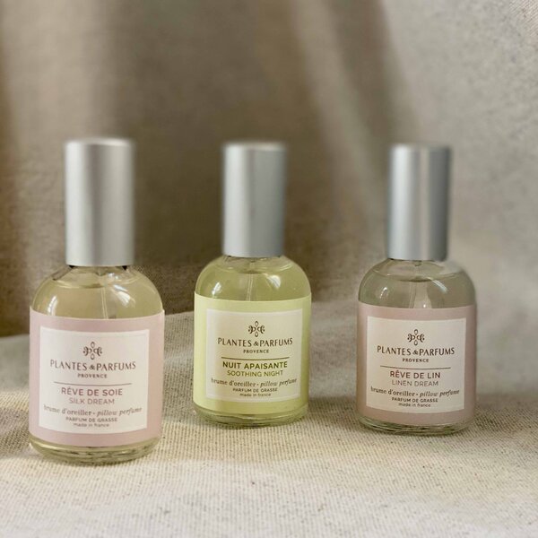 Plantes et Parfums de Provence Fleur de Coton Parfumovaný sprej na vankúš, 50 ml