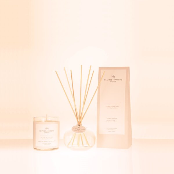 Plantes et Parfums de Provence Fleur de Coton Vonný difuzér, 100 ml