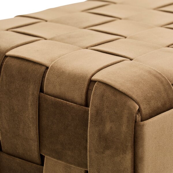 DLHÁ TABURETKA, kov, textil, 72/49/42 cm Xora - Kreslá