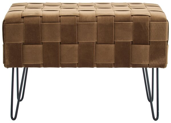 DLHÁ TABURETKA, kov, textil, 72/49/42 cm Xora - Kreslá