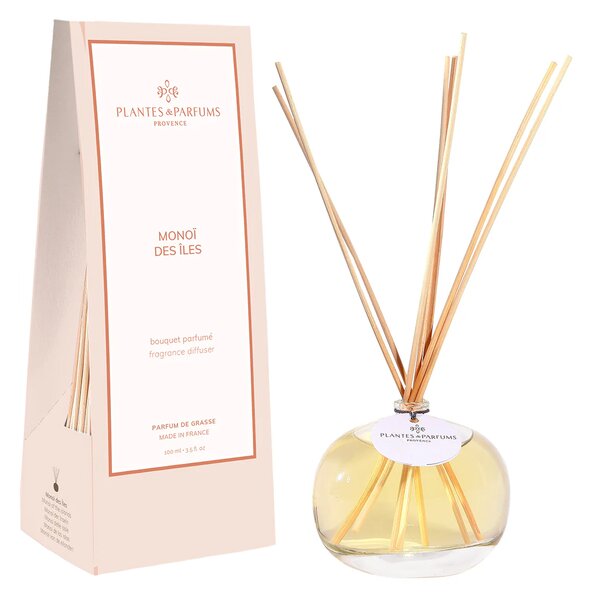 Plantes et Parfums de Provence Monoi des Îles Vonný difuzér, 100 ml