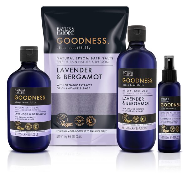Baylis & Harding Goodness Sleep - Levanduľa & Bergamot Sprej na vankúš, 100 ml